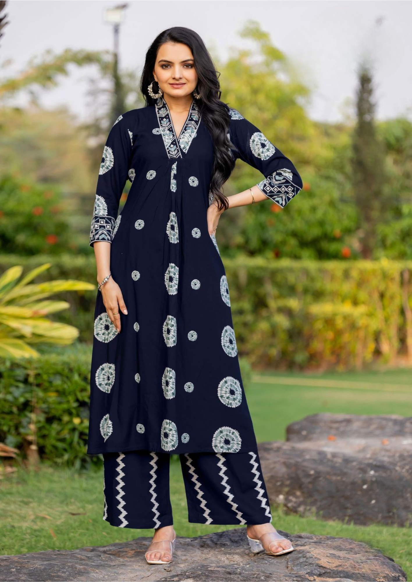 Mittoo Vitara – Readymade Rayon Kurti with Palazzo Set