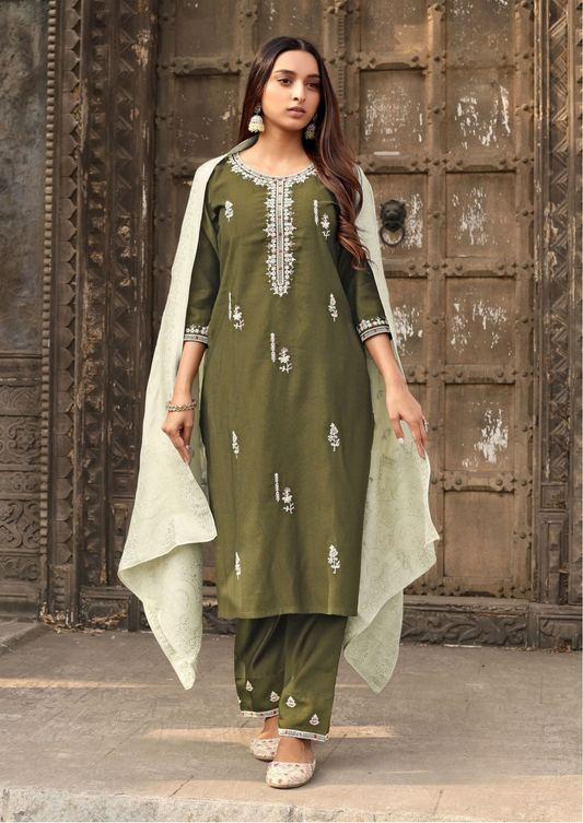 Elegant Viscose Ethnic Suit set