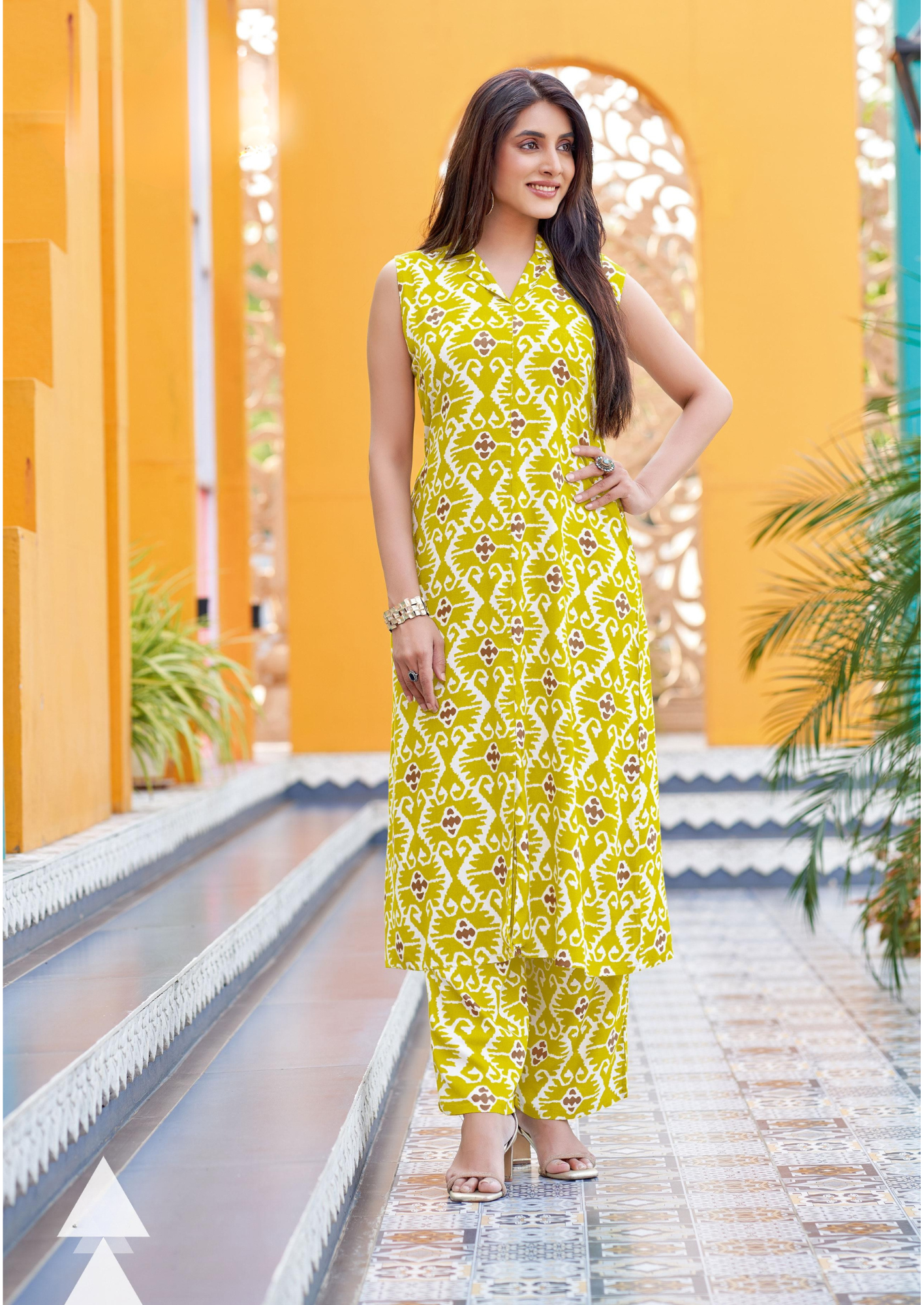 Wooglee Samiksha - Rayon Kurti and Palazzo co-ord set