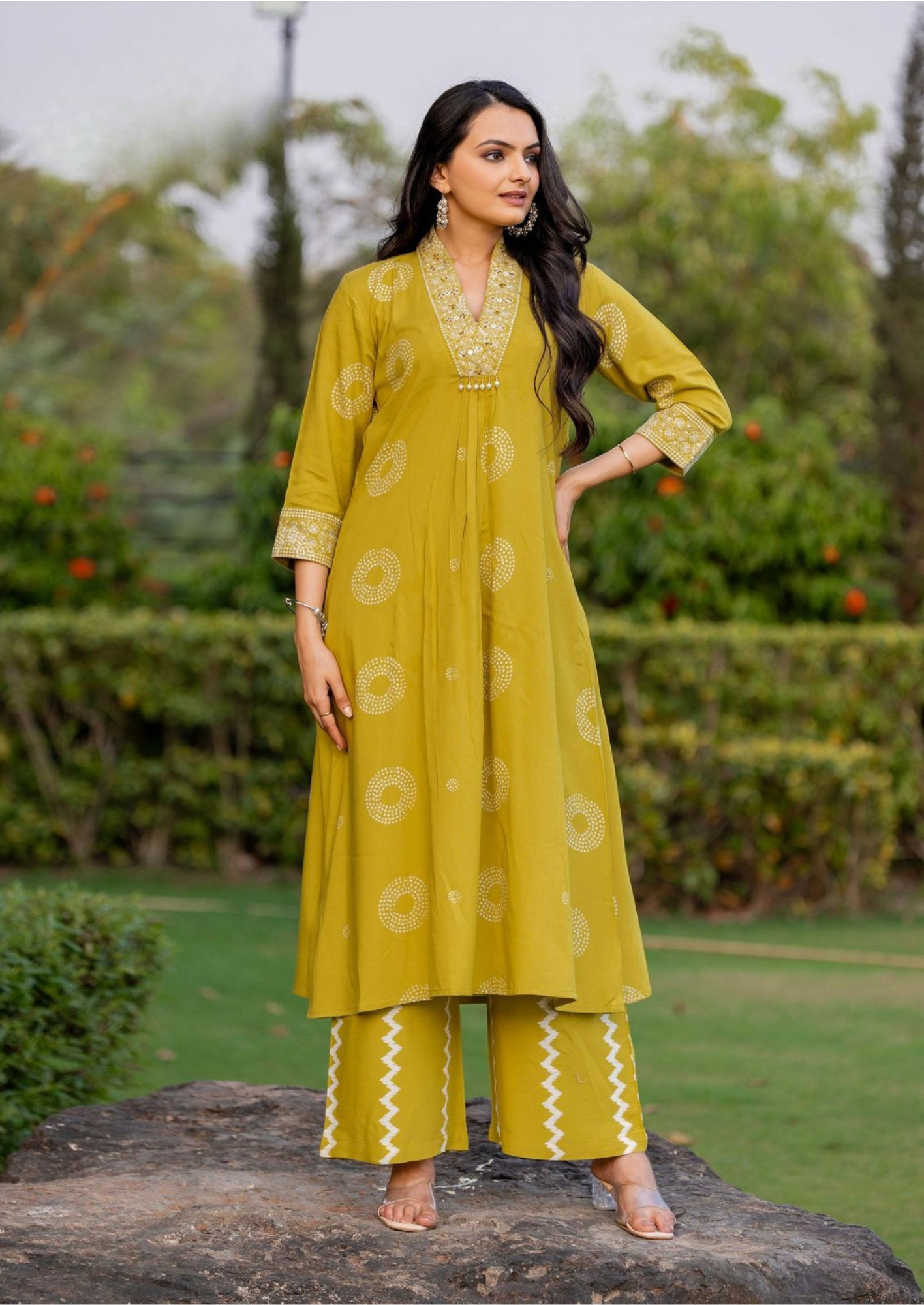 Mittoo Vitara – Readymade Rayon Kurti with Palazzo Set