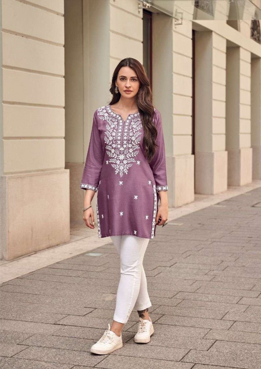 Vamika Ruhana – Premium Heavy Rayon Short Tunic Tops