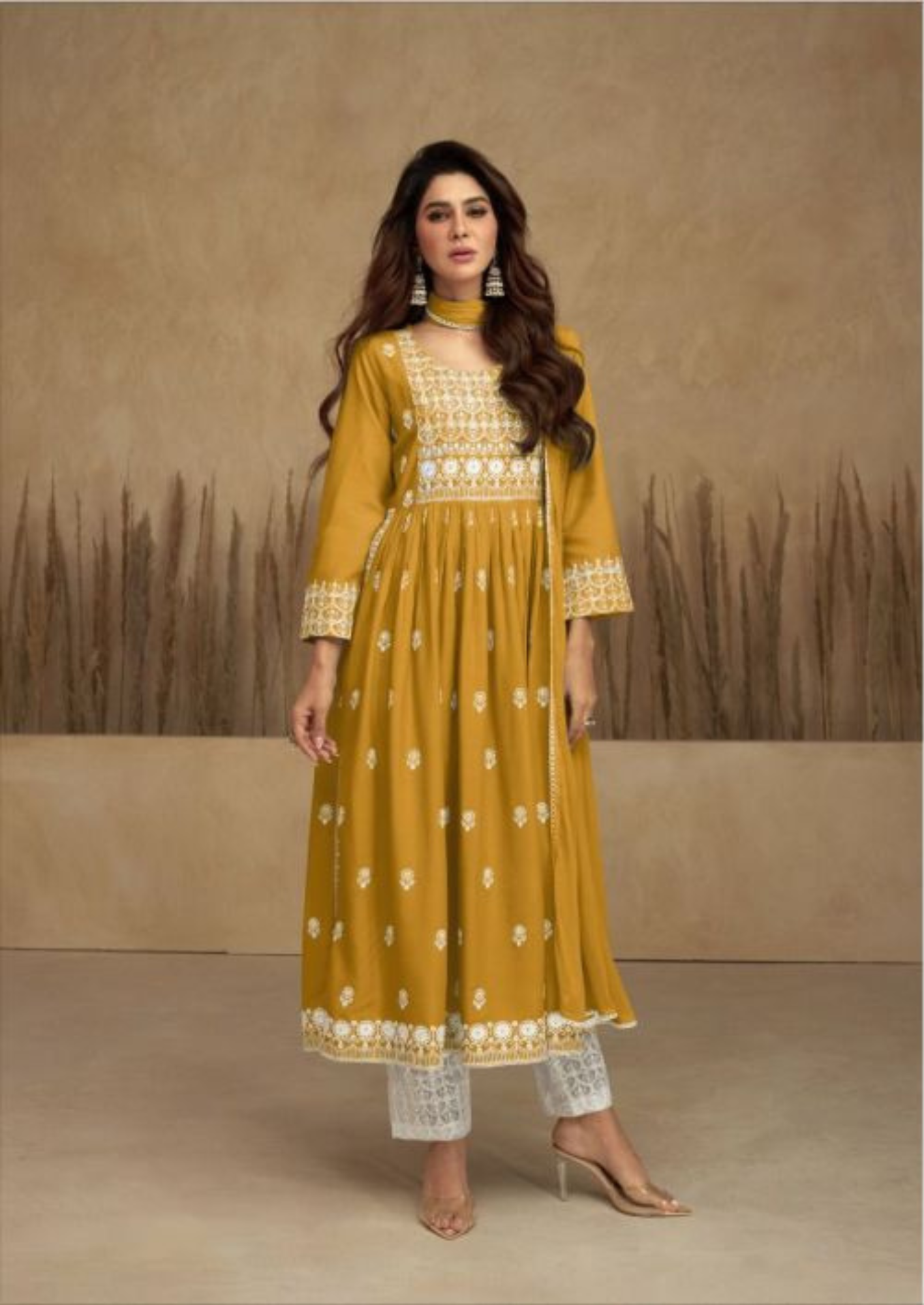Vamika Gold designer salwar kameez collection