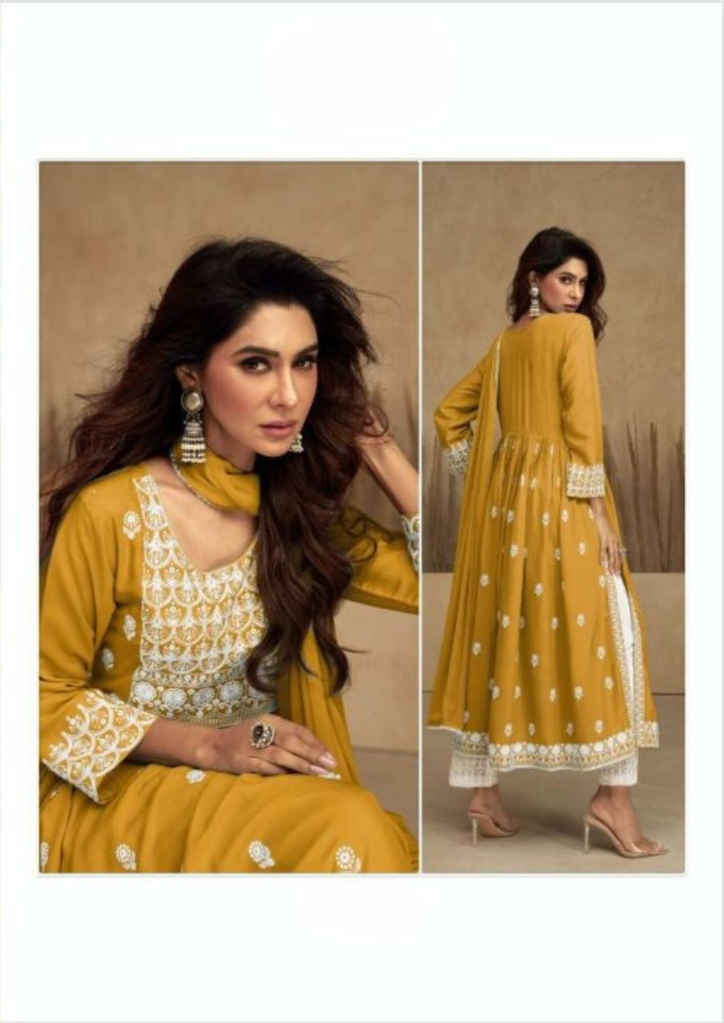 Vamika Gold designer salwar kameez collection