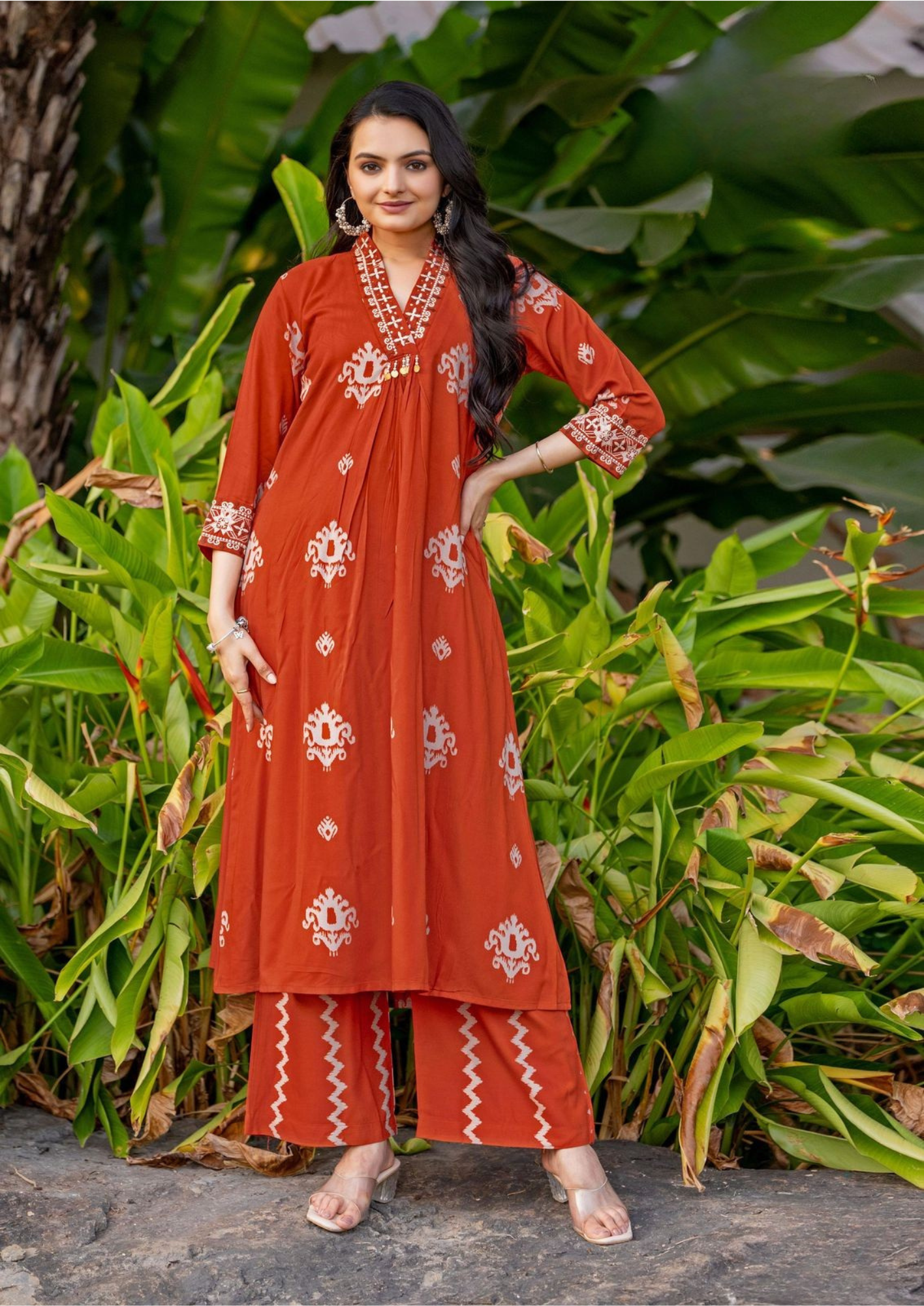 Mittoo Vitara – Readymade Rayon Kurti with Palazzo Set