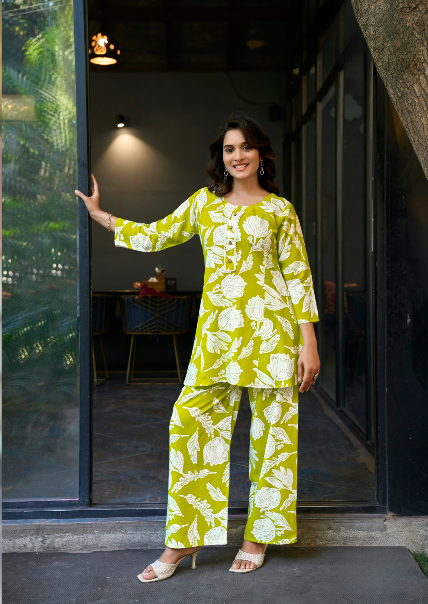 Rayon Printed Vibrant Co-ord Sets