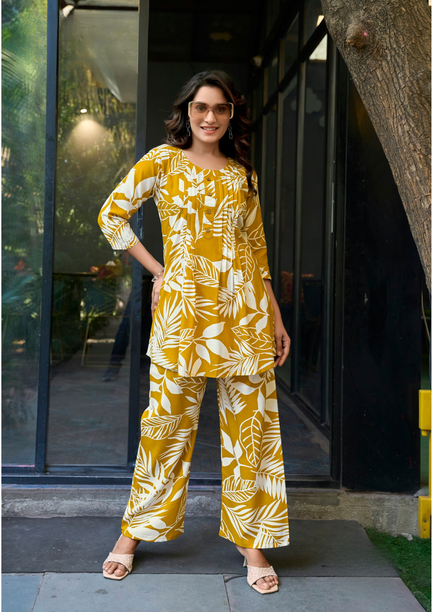 Rayon Printed Vibrant Co-ord Sets