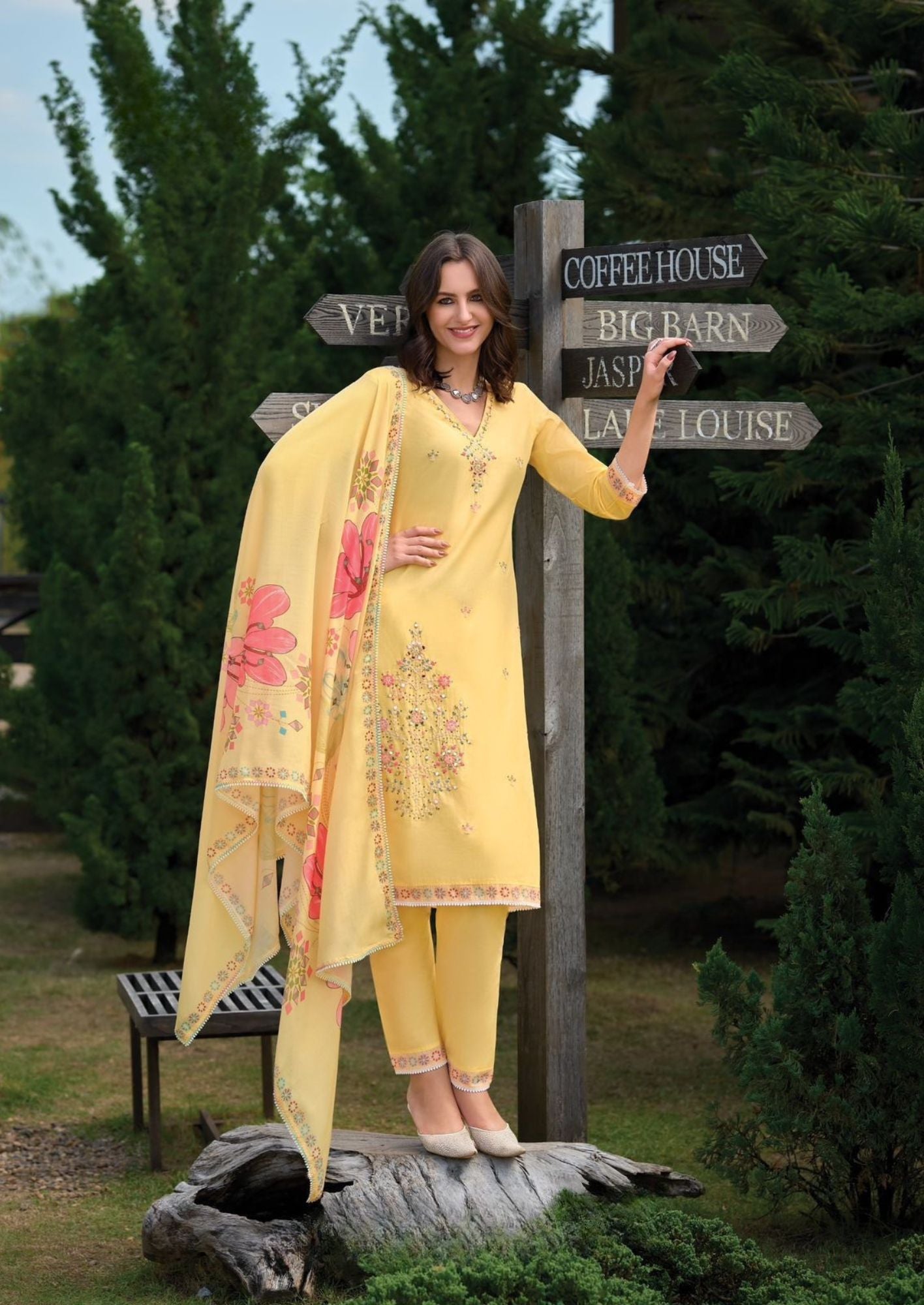 Clysi Aura Pastel cotton Kurti set