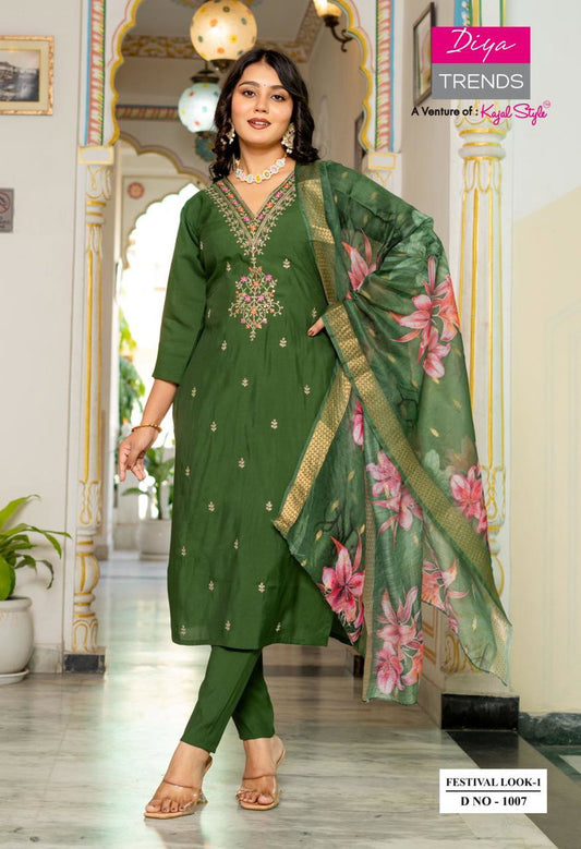 Party Wear Kurta Set – Diya Festive Collection