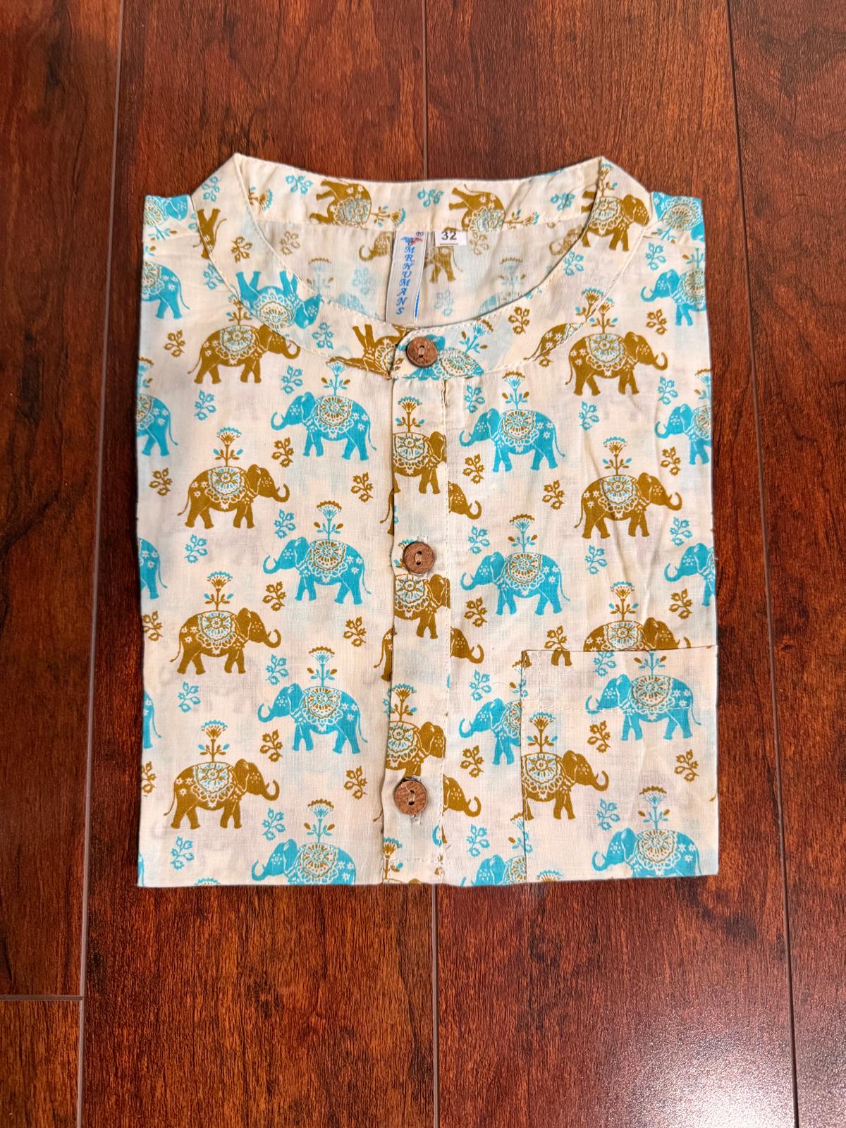 Boys Cotton Short Kurta