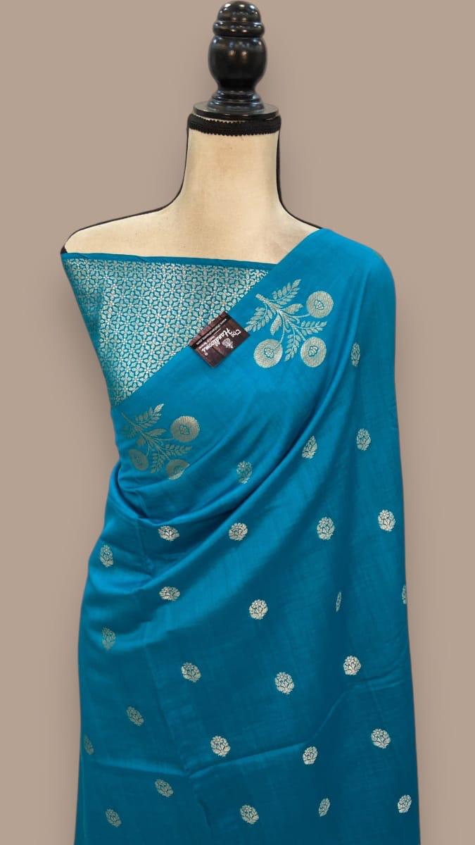 Banarasi Handloom Raw Mango Silk Saree