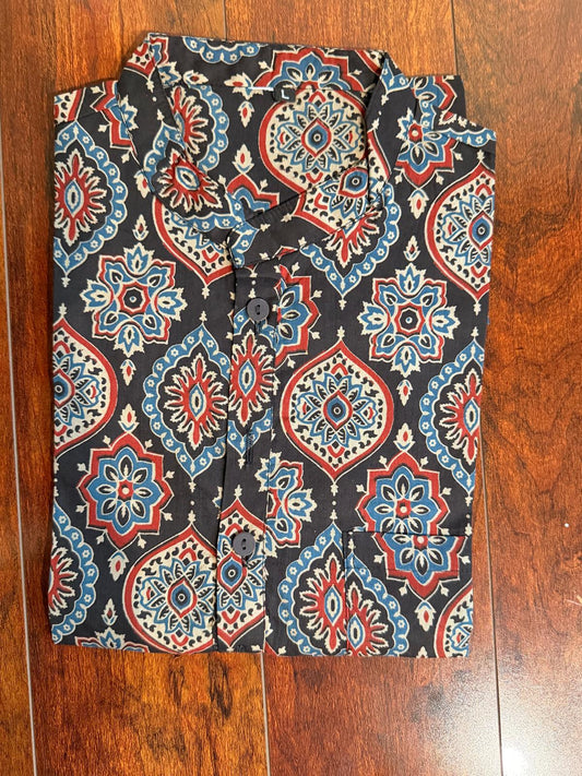 Men's Cotton Short Kurta