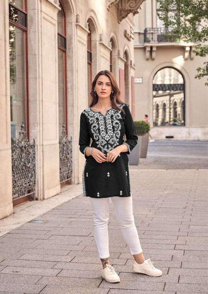 Vamika Ruhana – Premium Heavy Rayon Short Tunic Tops