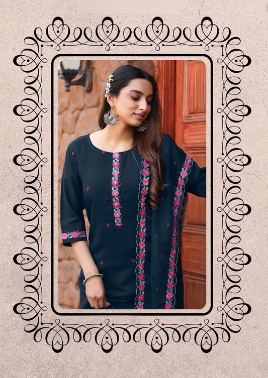 Modal Silk suit set