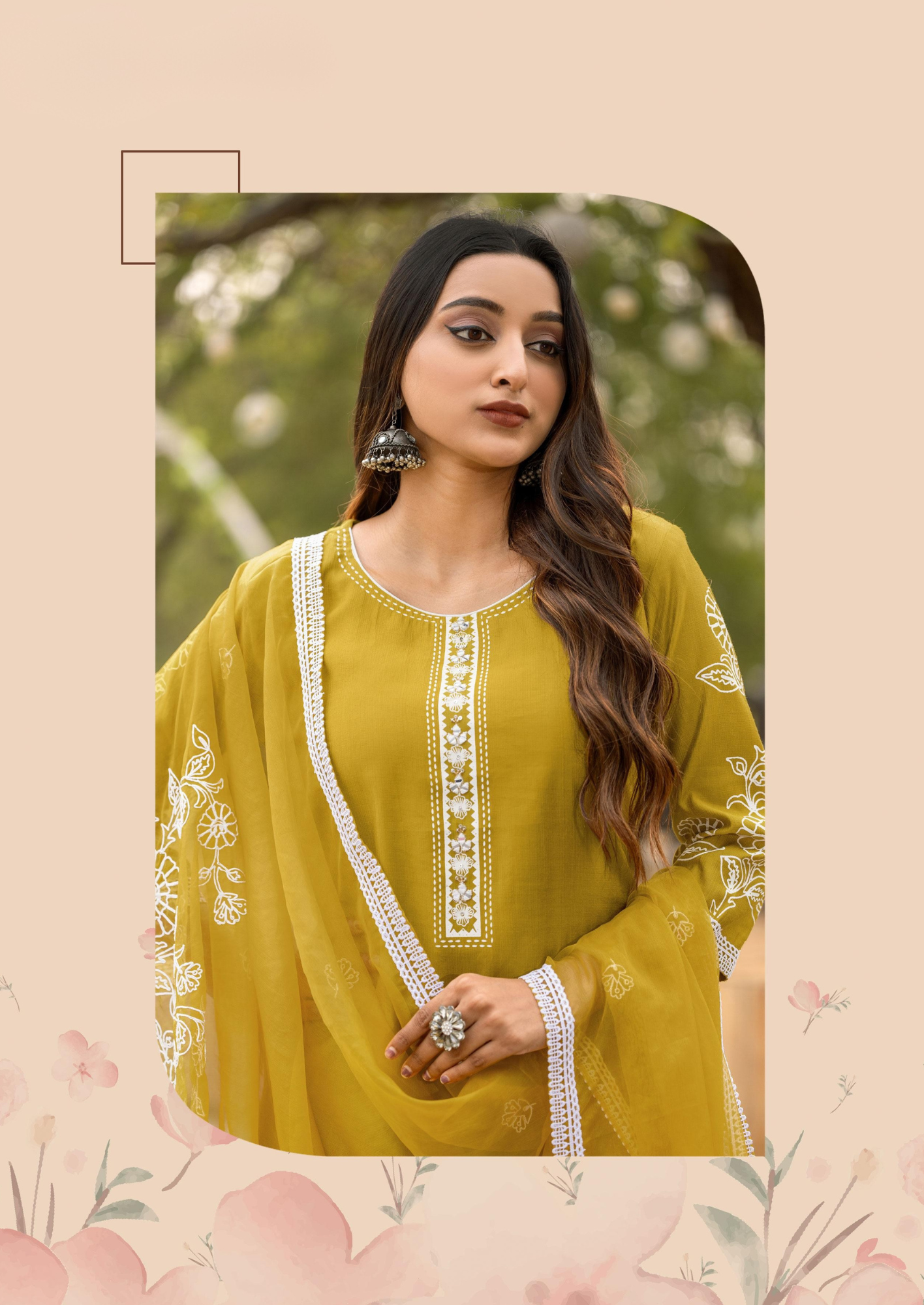 Kadlee Karwa - Stylish Kurti and pant set
