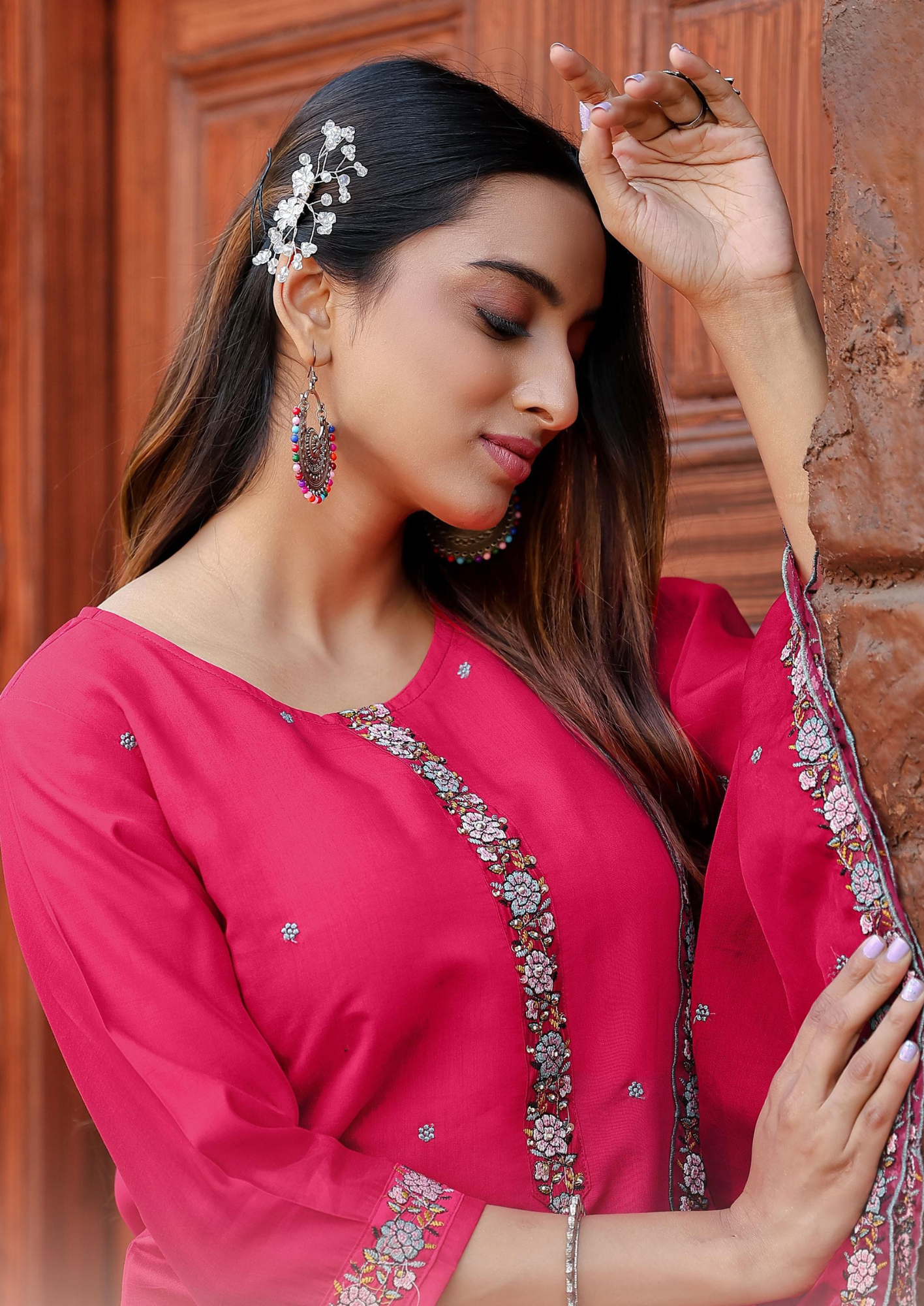 Modal Silk suit set