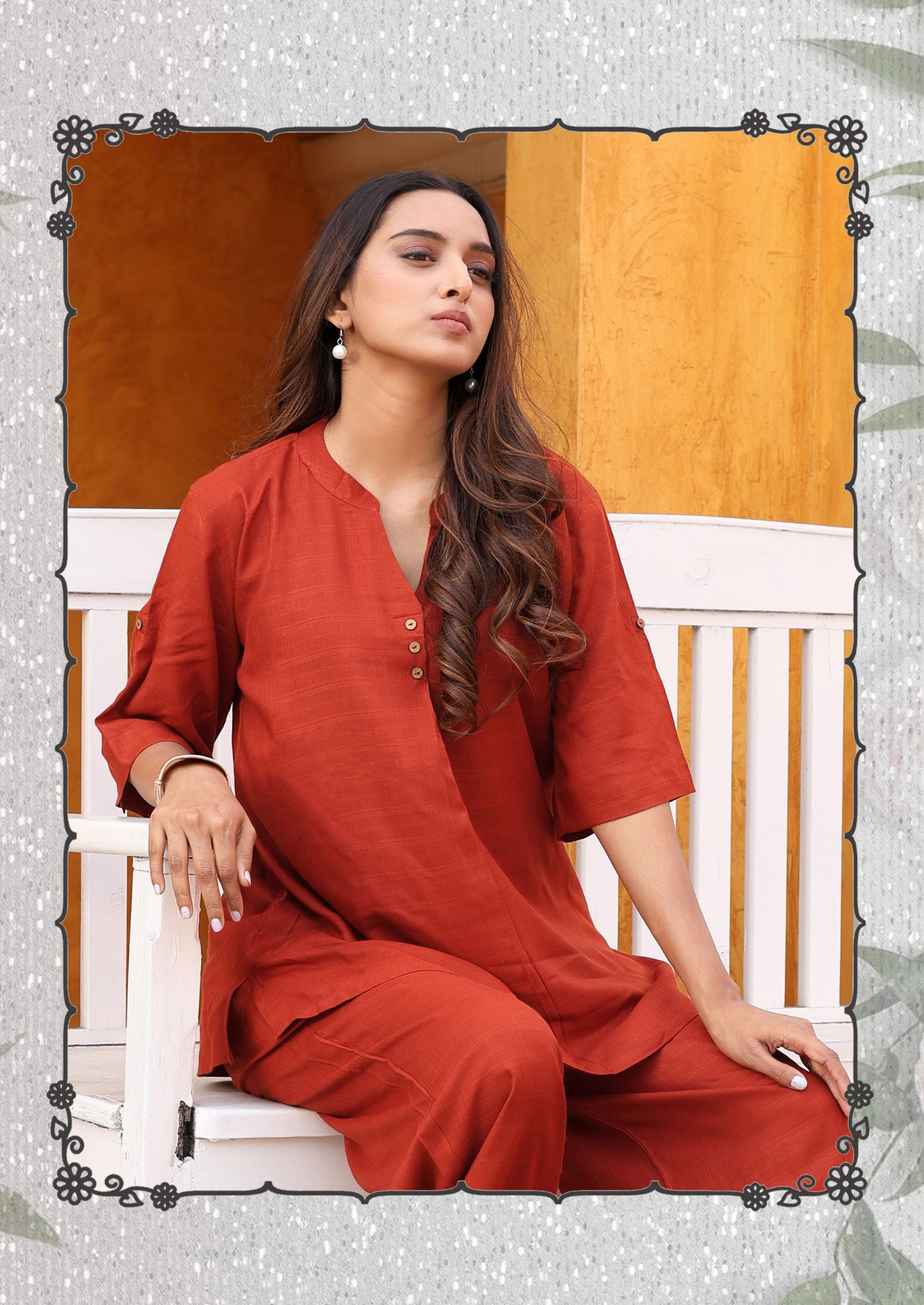 Kadlee Olivia - Kadlee Rayon Plain co-ord set