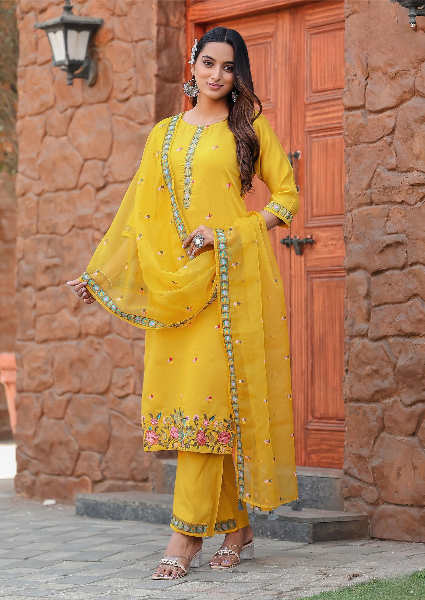 Modal Silk suit set