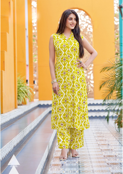 Wooglee Samiksha - Rayon Kurti and Palazzo co-ord set