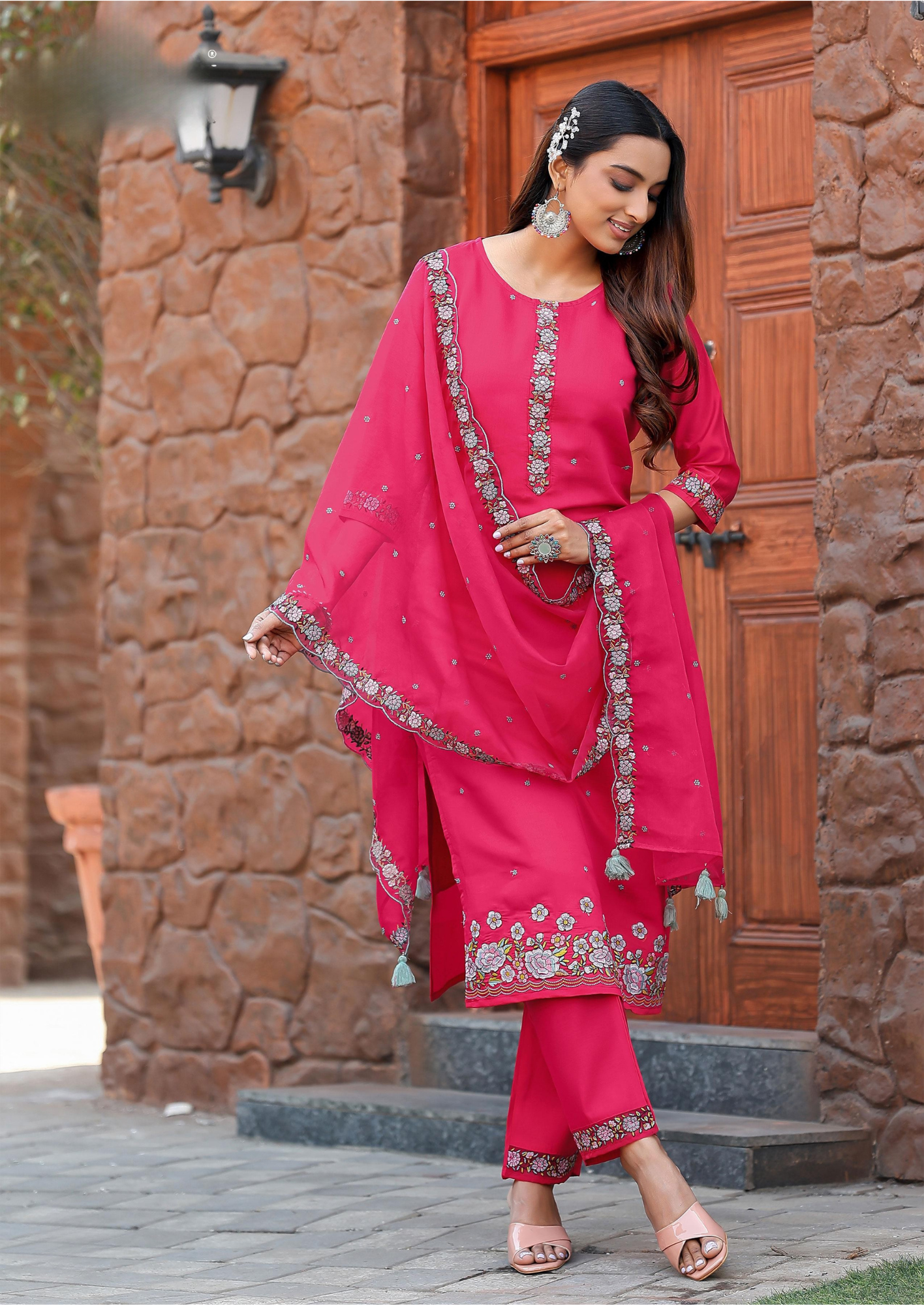 Modal Silk suit set