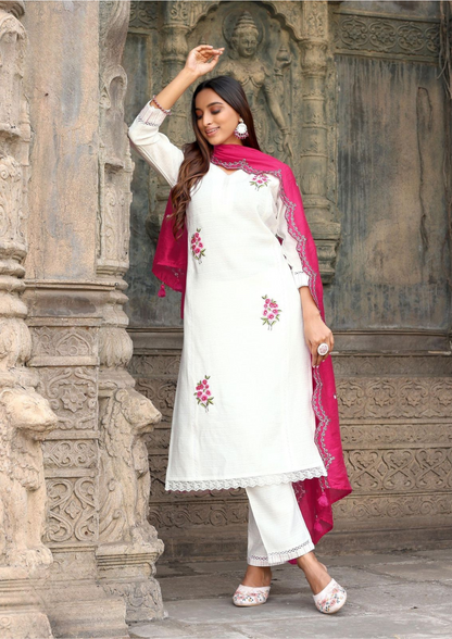 Wooglee Saugaat - Elegant Viscose Suit set