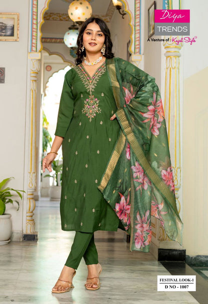 Party Wear Kurta Set – Diya Festive Collection