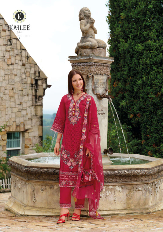 Kailee Estiva Kurti Set – Self Embroidered Hakoba Silk Elegance