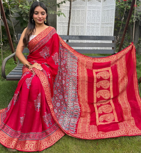 Modal Silk Saree
