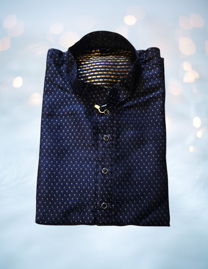 Silk Jacquard Men's Kurta