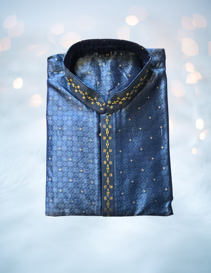 Silk Jacquard Men's Kurta