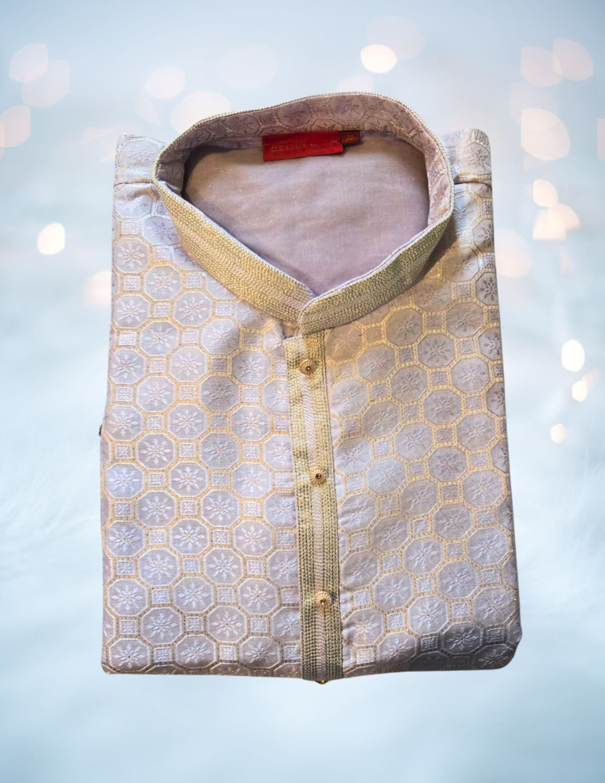 Silk Jacquard Men's Kurta