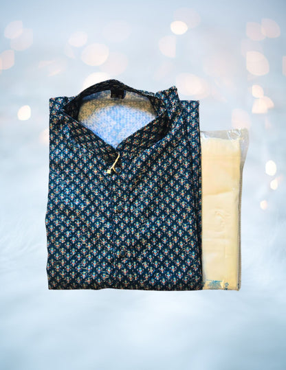 Silk Jacquard Men's Kurta