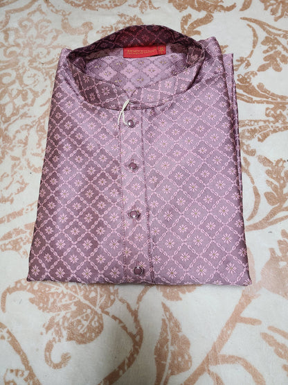 Silk Jacquard Men's Kurta
