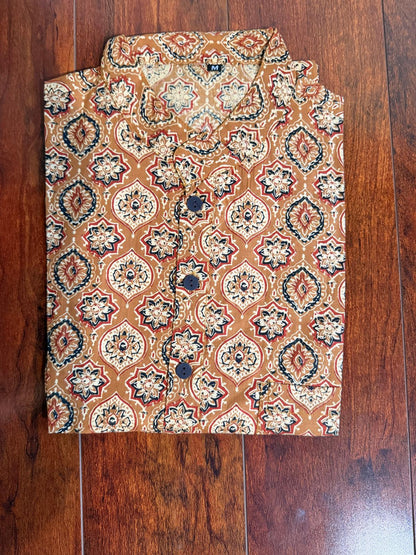 Men's Cotton Short Kurta