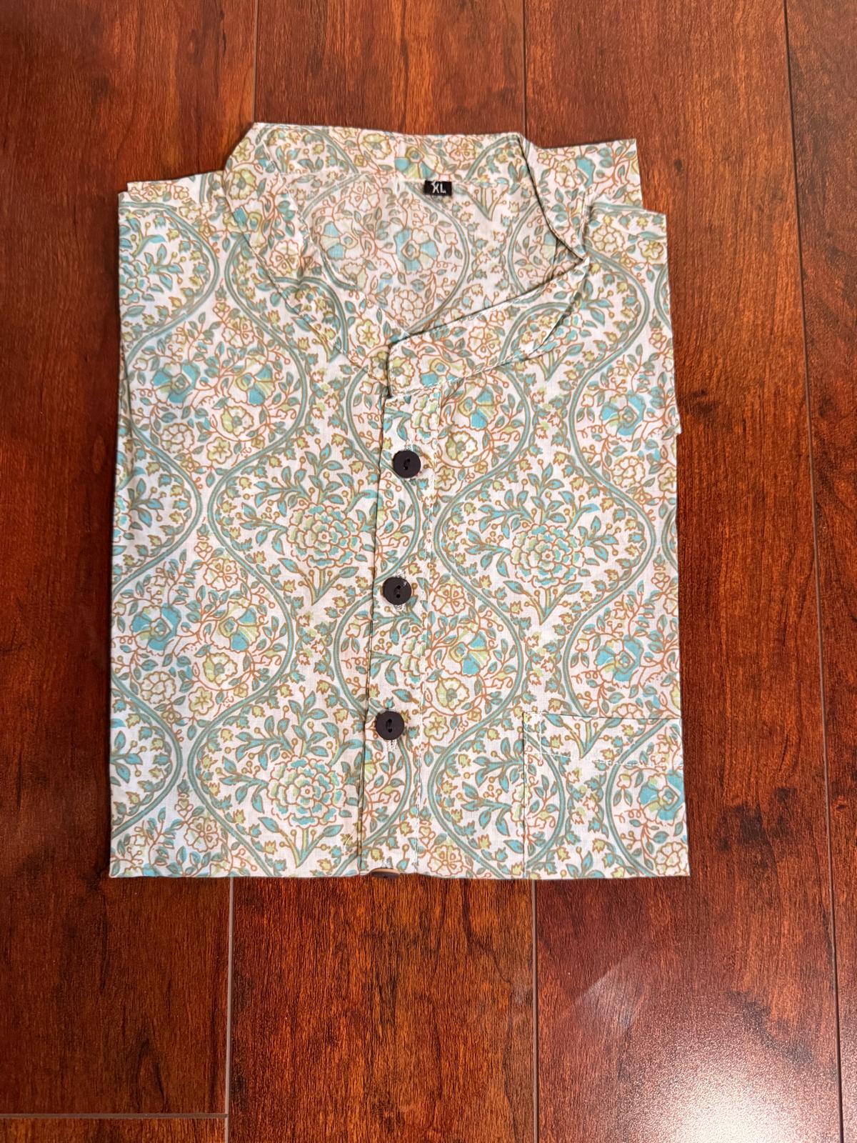 Men's Cotton Short Kurta