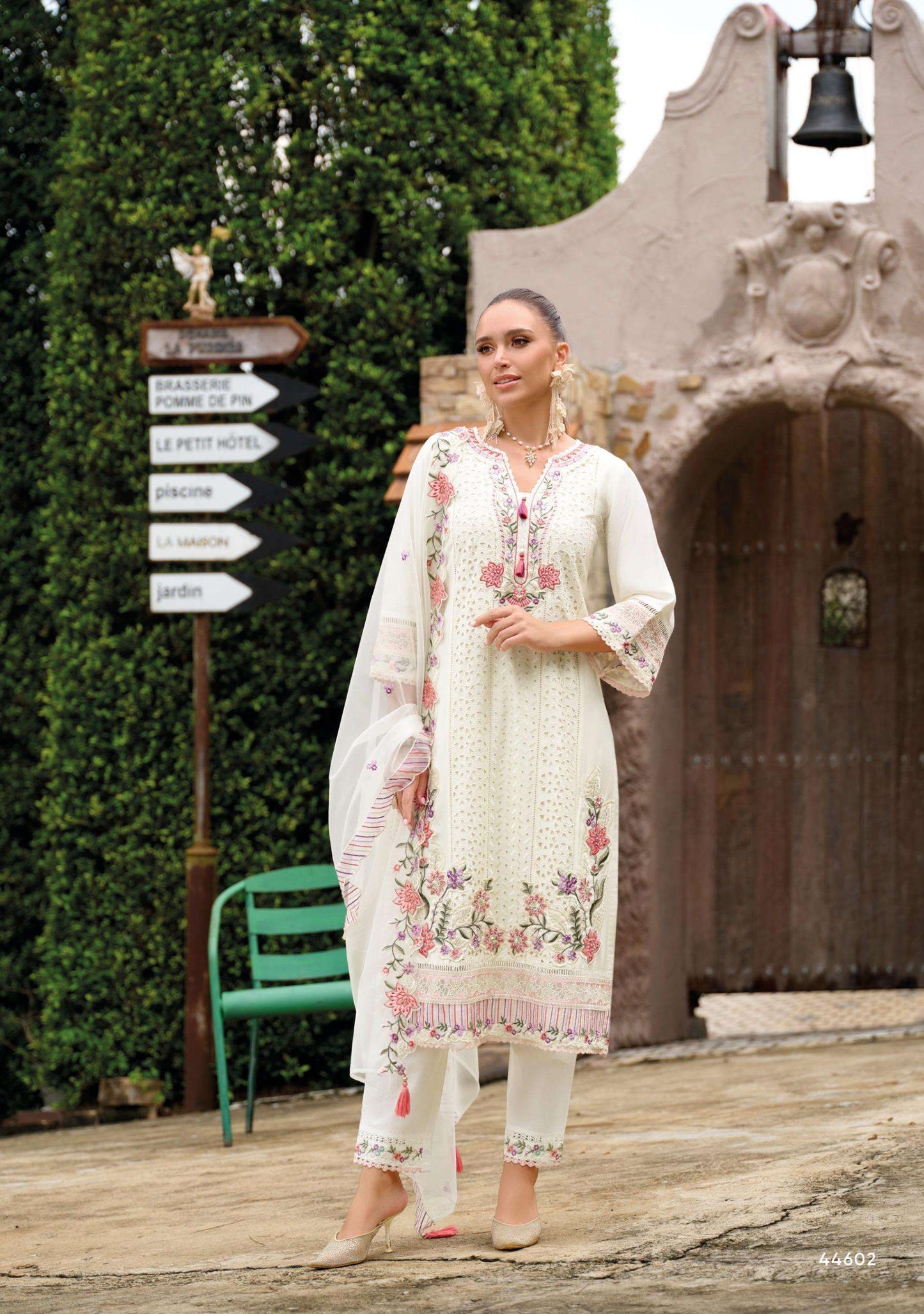 Kailee Estiva Kurti Set – Self Embroidered Hakoba Silk Elegance